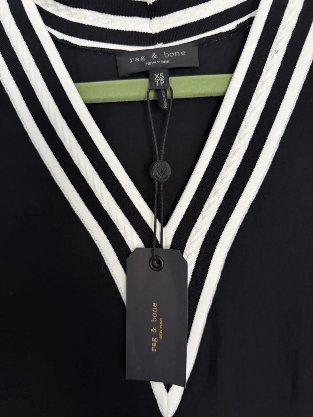 rag & bone Althea Stripe Trim Minidress - Picture 2 of 6
